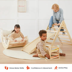 Tiny Land® 7-in-1 Montessori Climbing Set with Play Pad by Tiny Land INC, product image 2