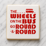 Wheels on the Bus Cookie Stencil