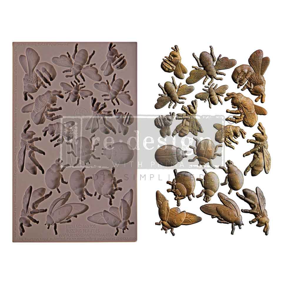 Decor Moulds® - Buzzing Beauties - 1 pc, 5