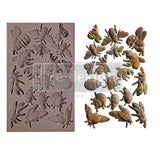 Decor Moulds® - Buzzing Beauties - 1 pc, 5"x8"x8mm