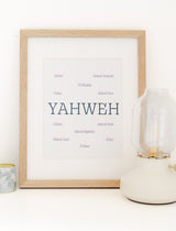 8x10 YAHWEH