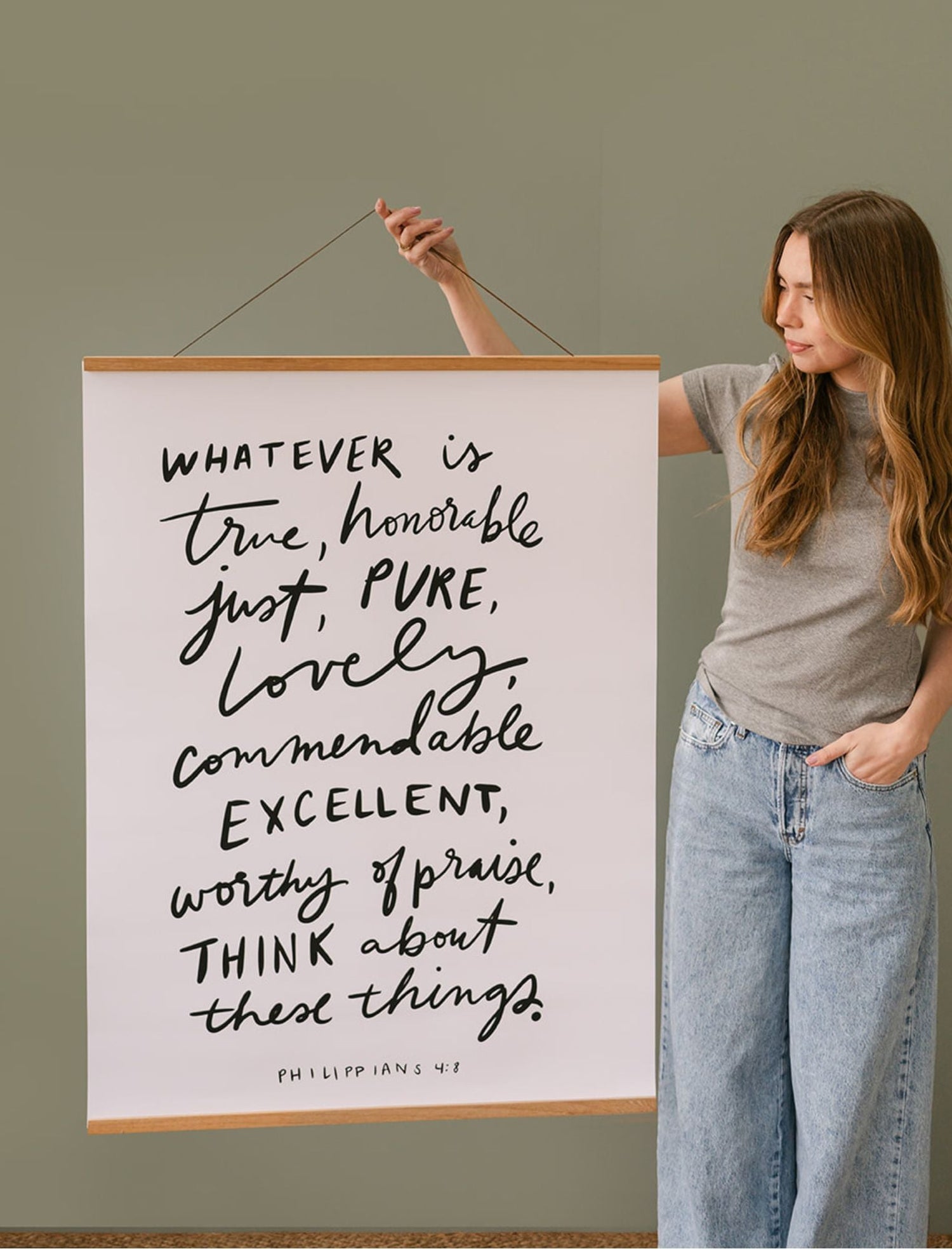 Large Poster: Whatever is true