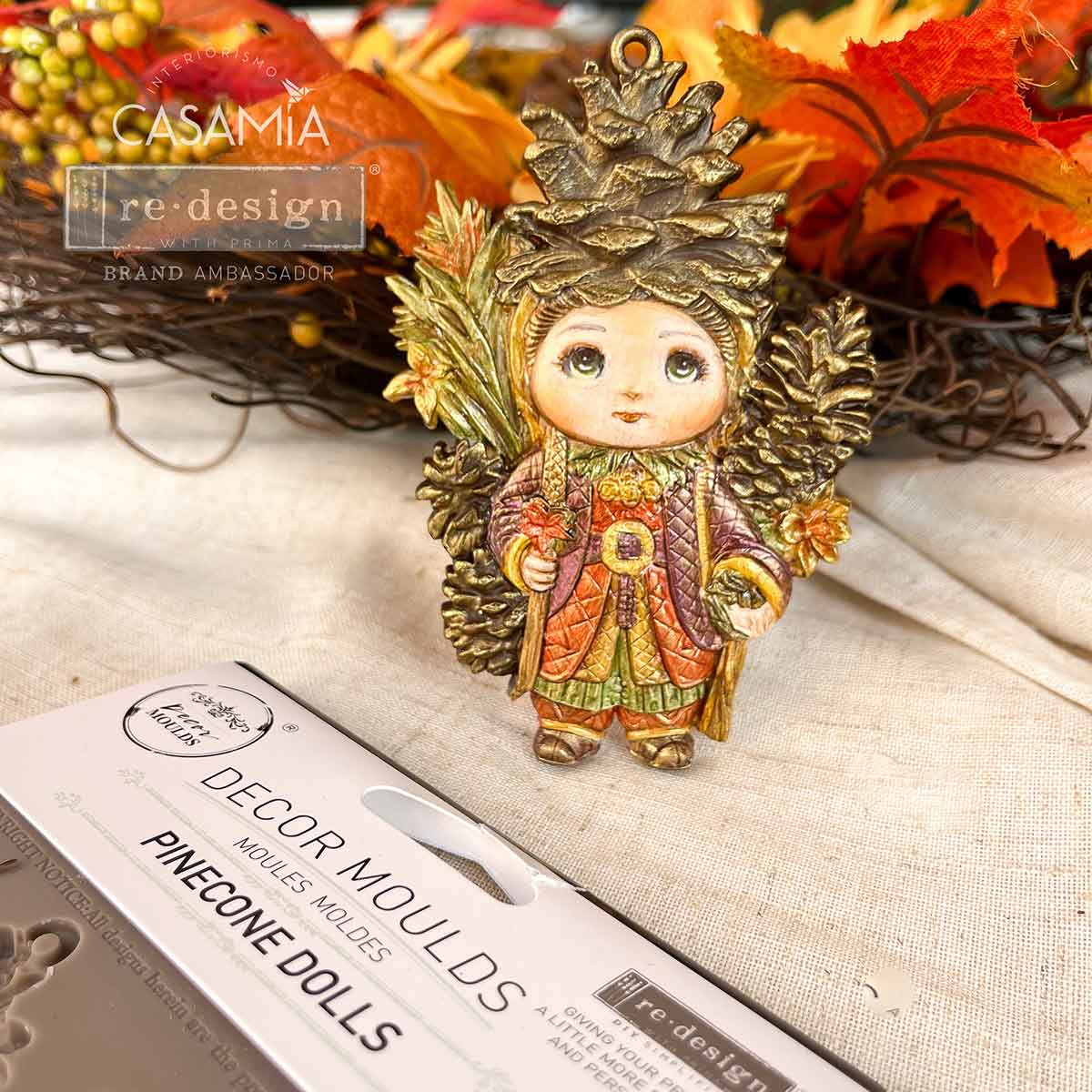 Decor Moulds® - Pinecone Dolls - 1 pc, 5