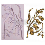 Redesign Decor Moulds® - Sweet Bellflower - 8"x5", 8mm thickness Copyright #VA0002330071