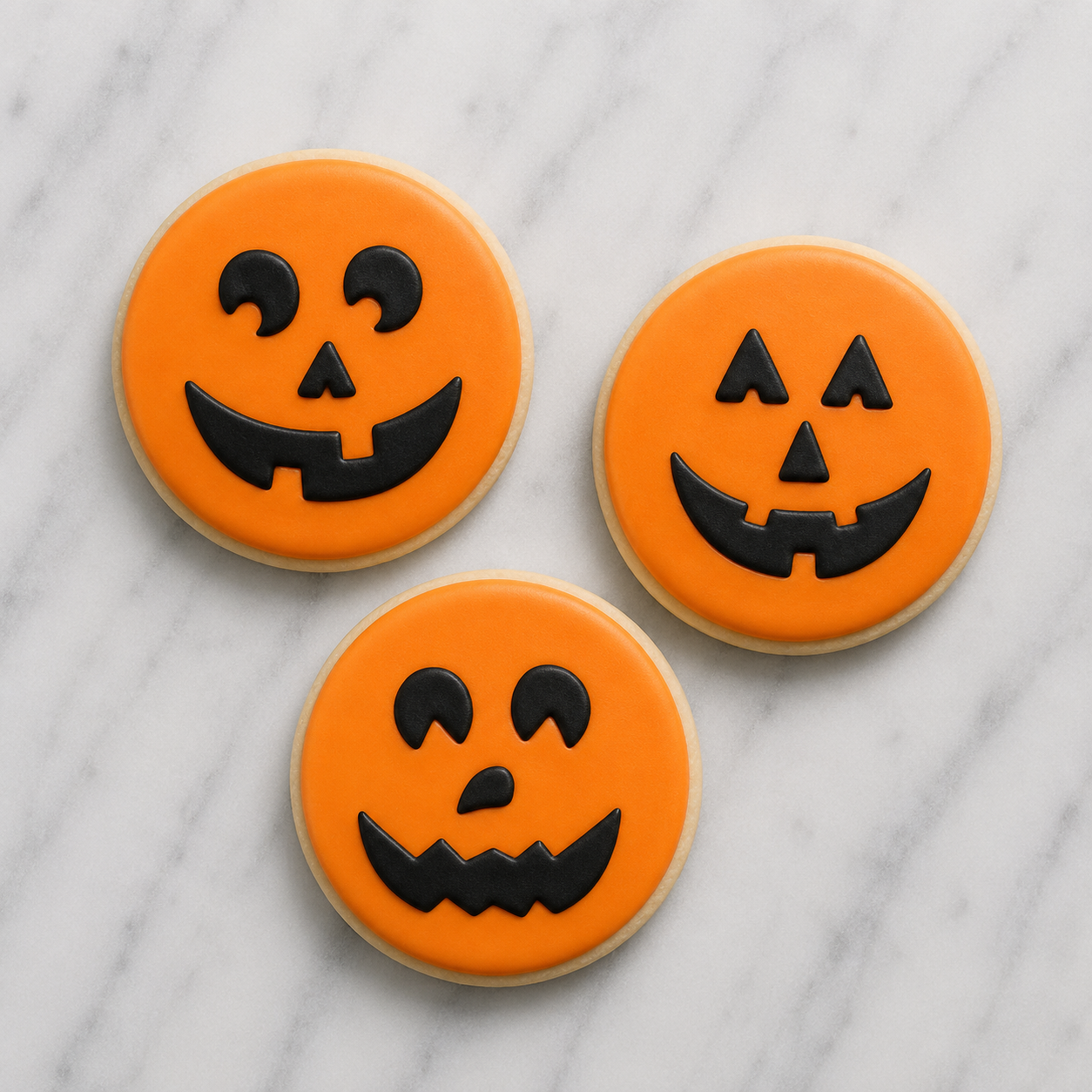 Jack O Lantern Cookie Stencil Set