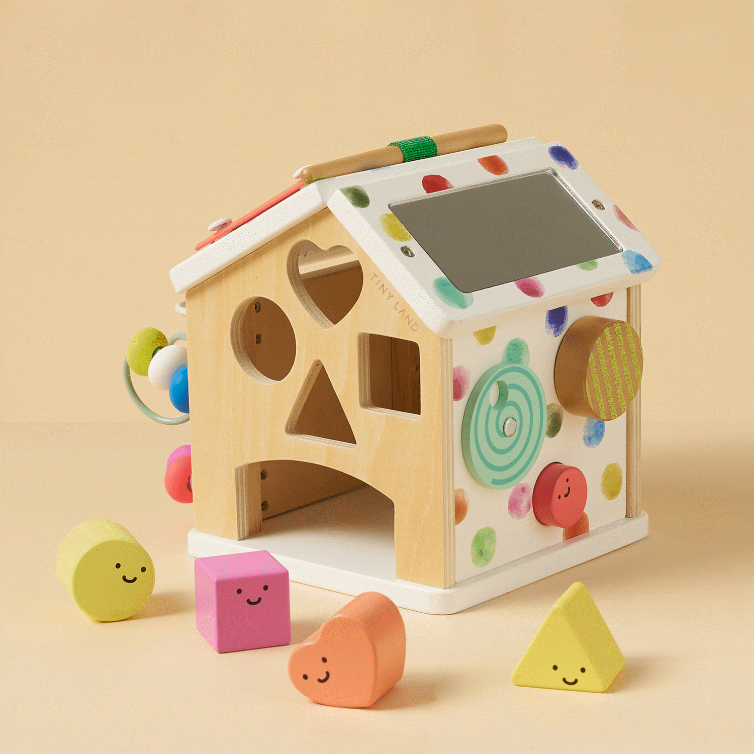 Brain & Hands Playset — Montessori Box (4–6 Months) + Activity Cube by Tiny Land INC, product image 15