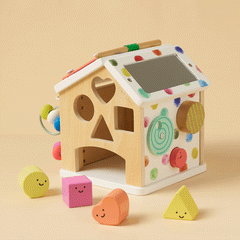 Brain & Hands Playset — Montessori Box (4–6 Months) + Activity Cube by Tiny Land INC, product image 15