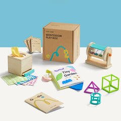 Brain & Hands Playset — Montessori Box (4–6 Months) + Activity Cube by Tiny Land INC, product image 3