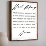 The Hail Mary Faith Sign