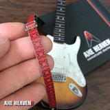 FENDER™ Hip Trip Vintage Red Mini Model Guitar Strap