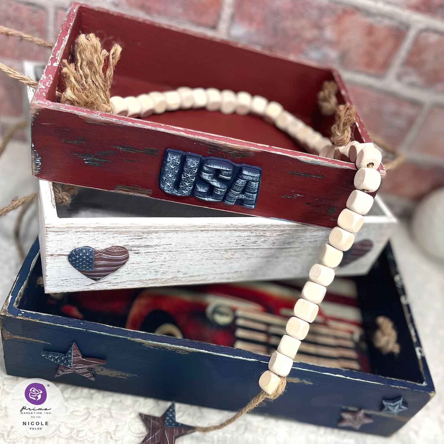 Decor Moulds® - Happy 4th - 1 pc, 5