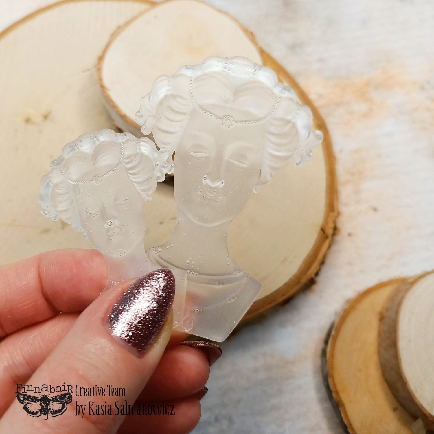 Finnabair - Moulds - Vintage Portraits - 1 pc, 5x8 in Copyright #VA0002325586