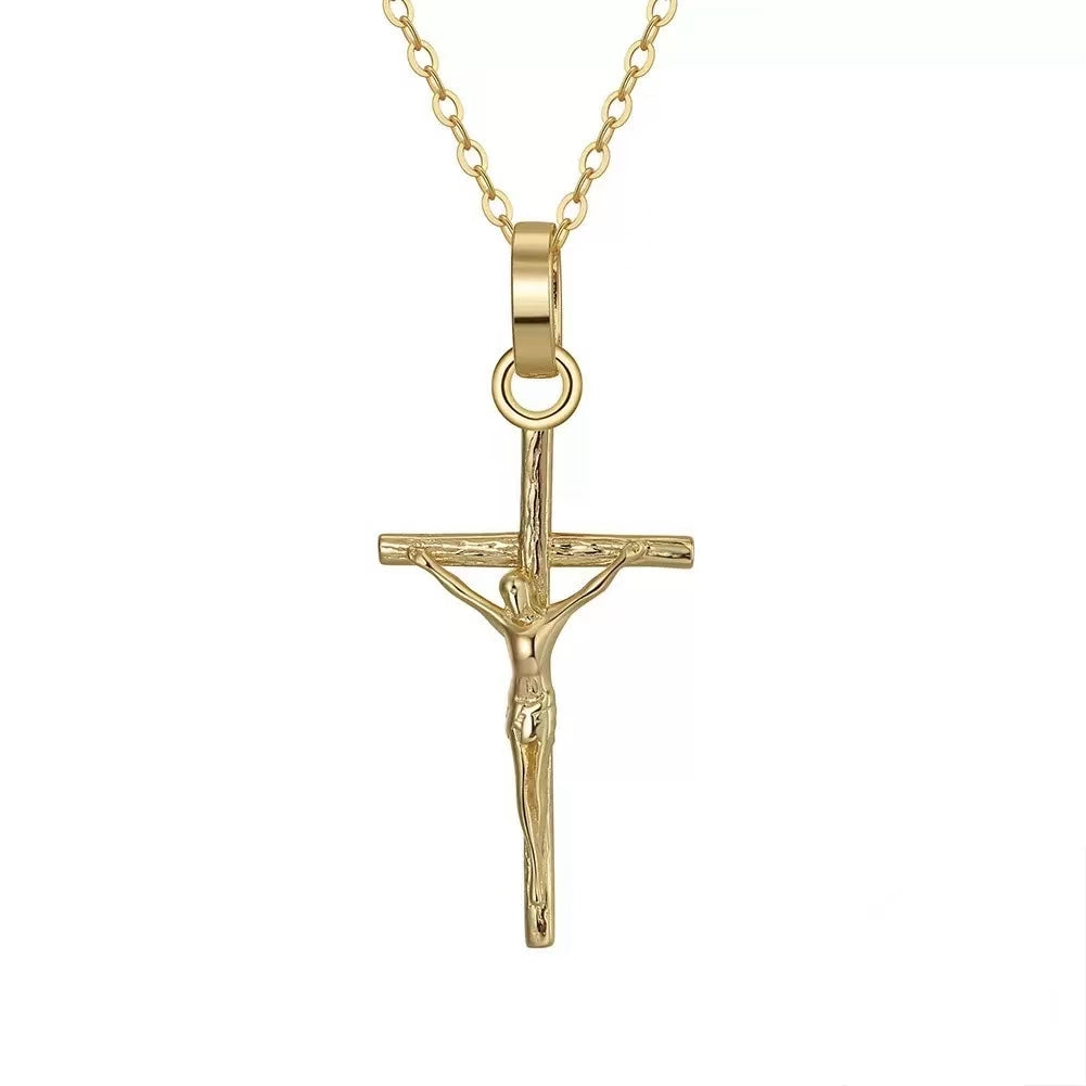Crucifix Cross Pendant Necklace