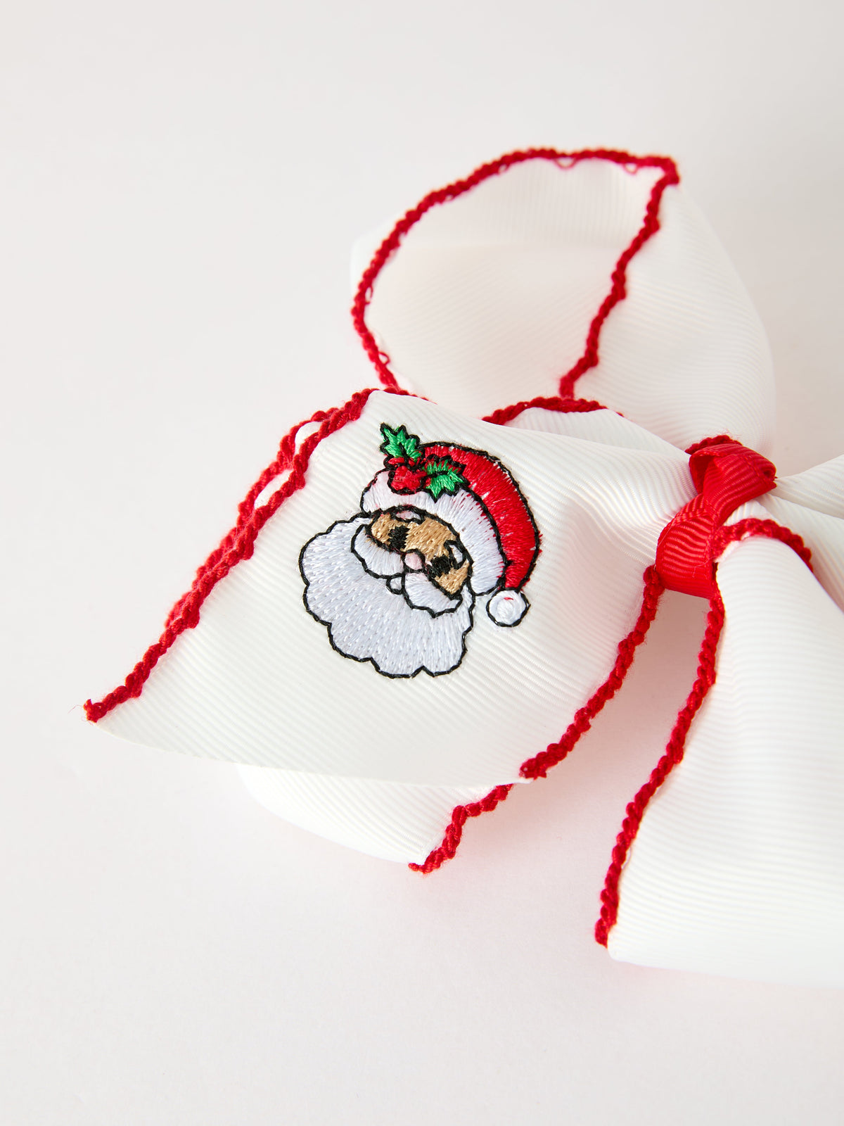 Girls' Christmas Santa Embroidered 6.25