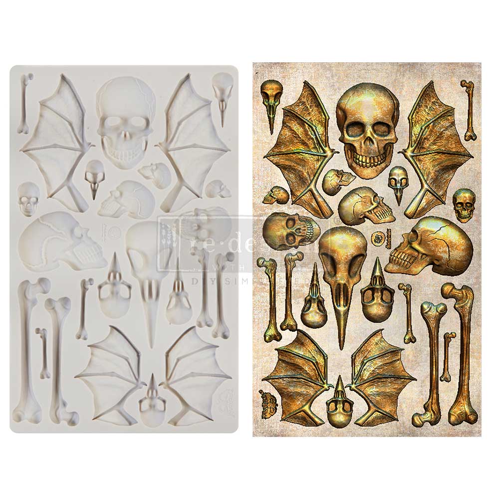 Finnabair - Moulds - Wings and Bones - 1 pc, 5x8 in Copyright #VA0002330242