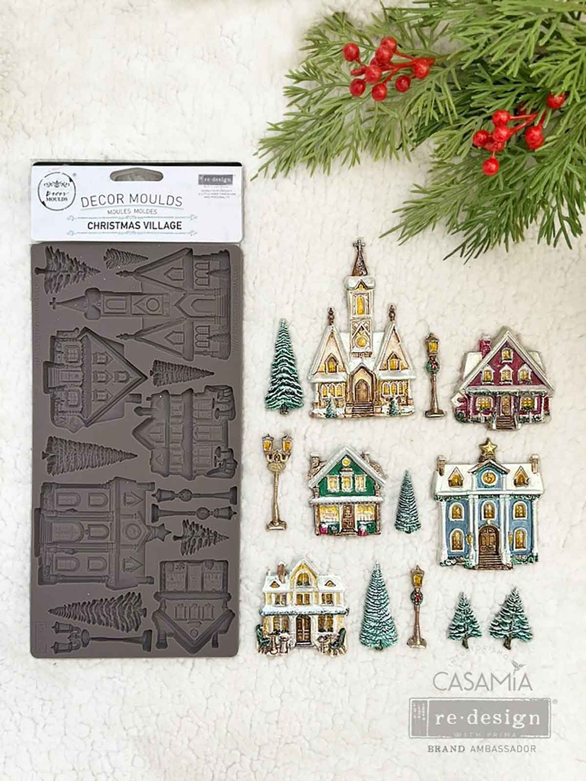 Decor Moulds® - Christmas Village - 1 pc, 5