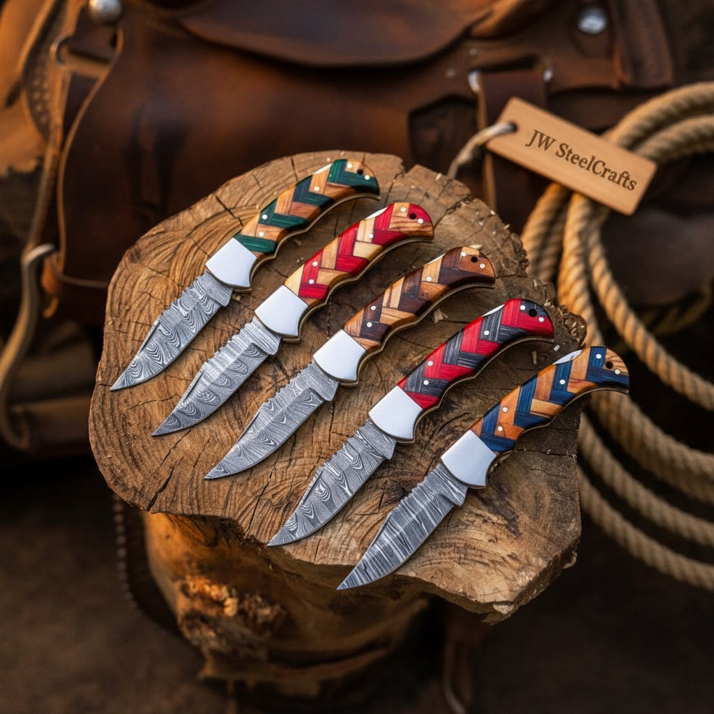 Wovencord Pocket Knife Set 8.5