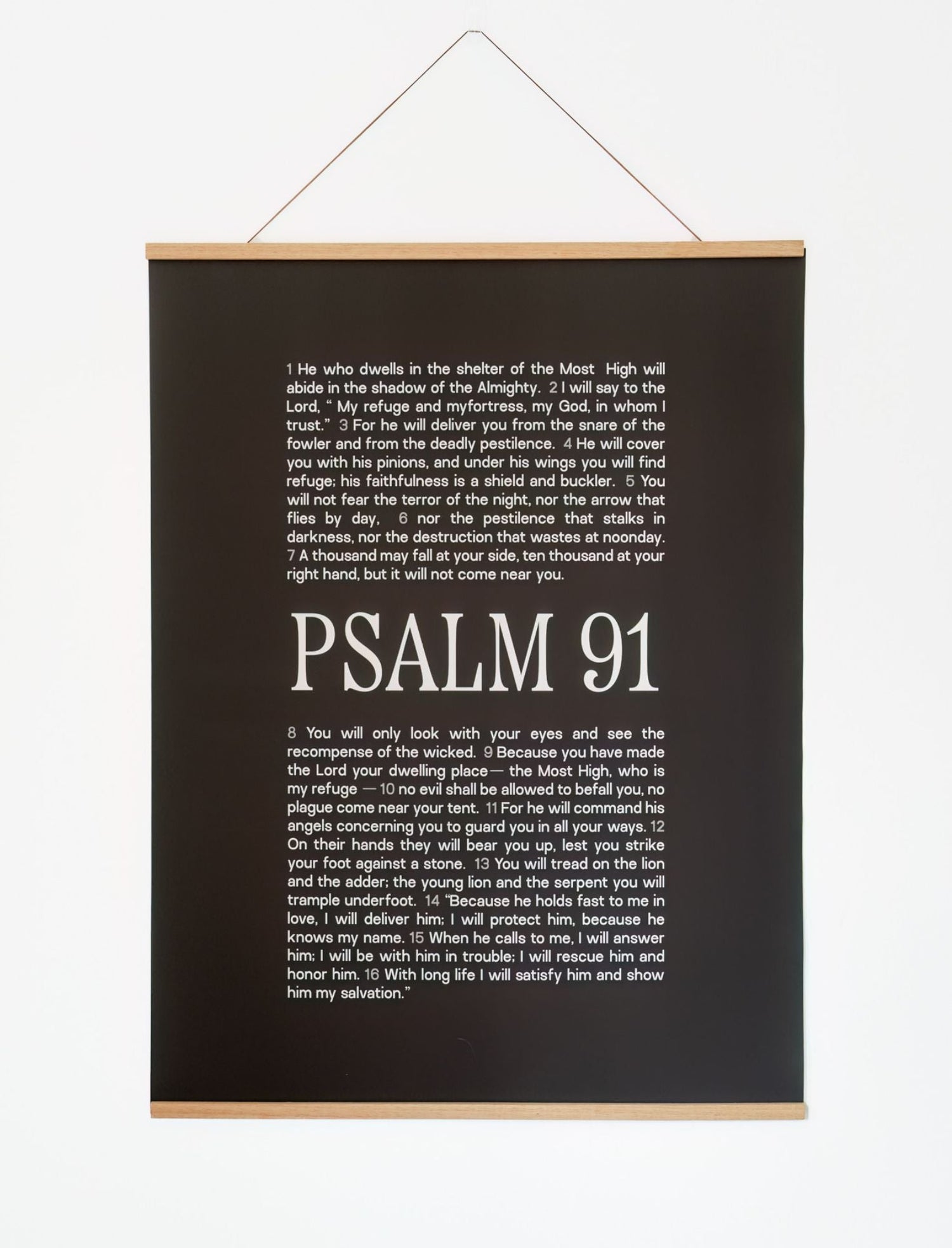 Large Poster: Psalm 91