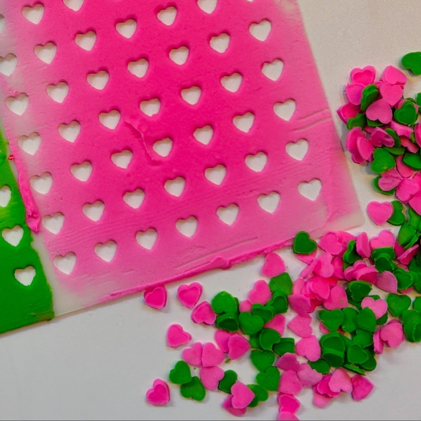 Heart Sprinkles Stencil