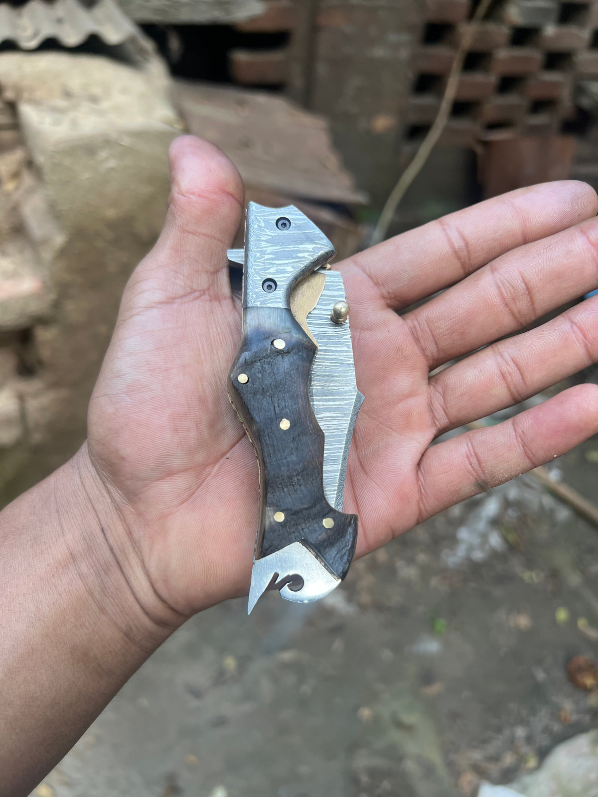 Grithorn Damascus Folder 7