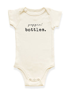Poppin' Bottles Organic Cotton Baby Bodysuit by Tenth & Pine