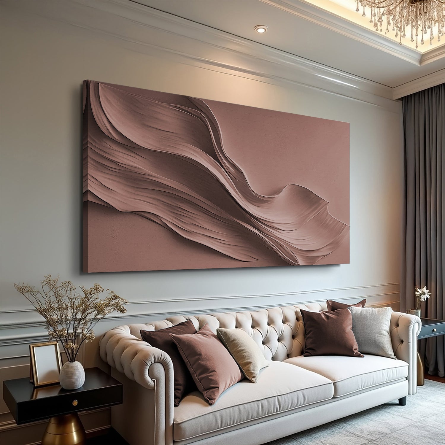 Warm Terracotta Minimalist Wall Art
