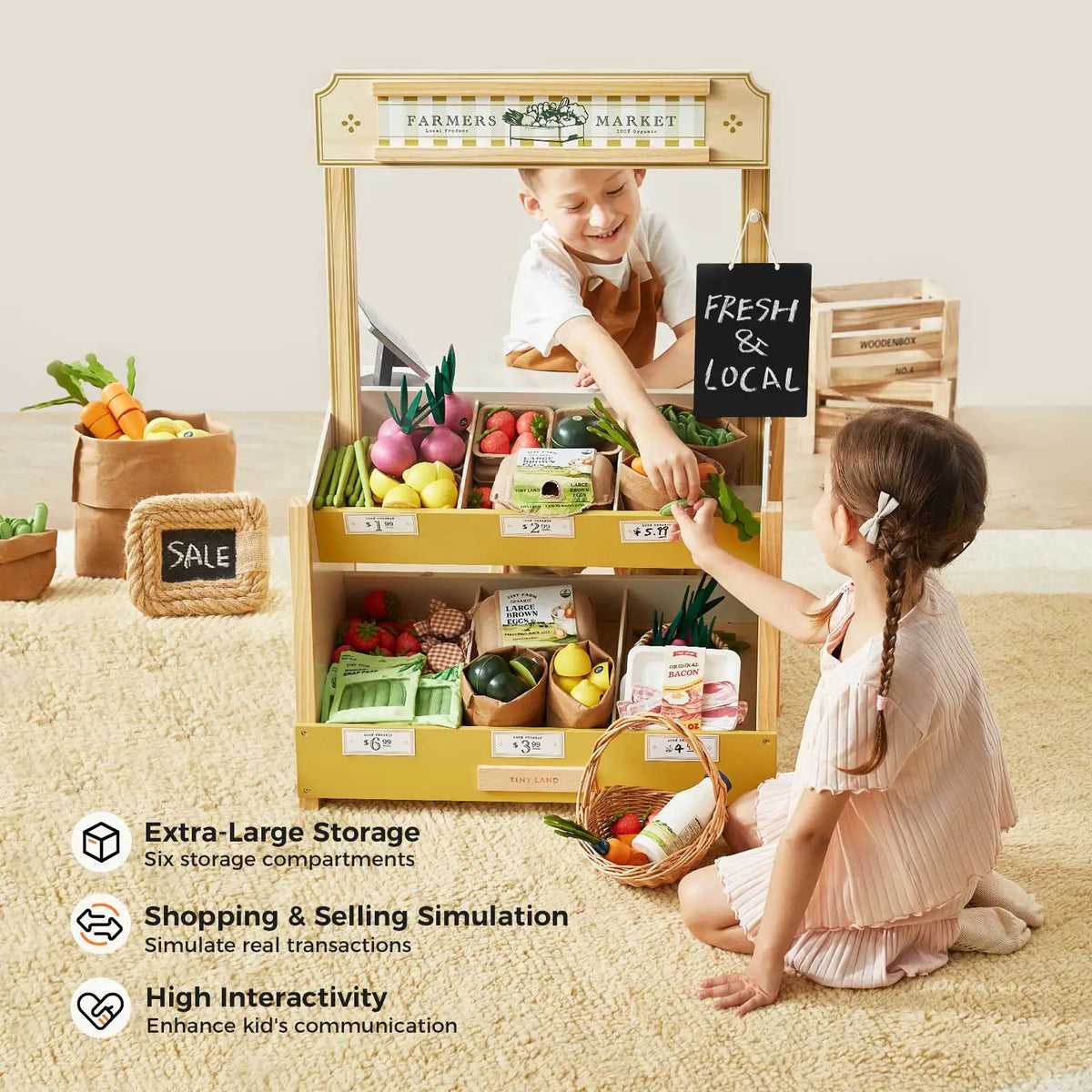 Tiny Land® Kid's Grocery Store Playset by Tiny Land INC, product image 3