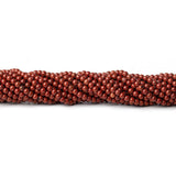 2mm Red Jasper Plain Round Beads, 15 inch