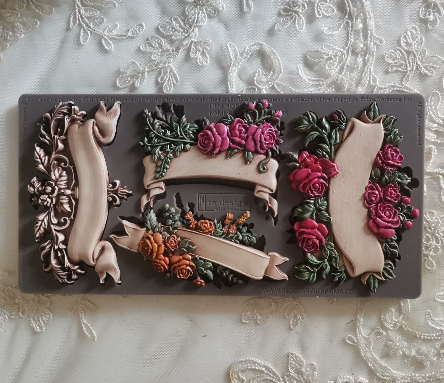 Decor Moulds® - Blooming Banners - 1 pc, 5