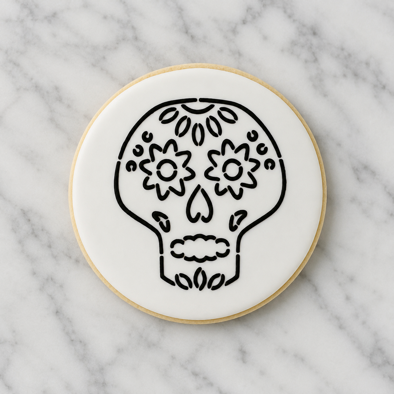 Sugar Skull PYO Cookie Stencil