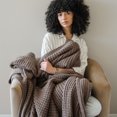 Waffle Knit Throw Blankets by Saranoni, product image 21