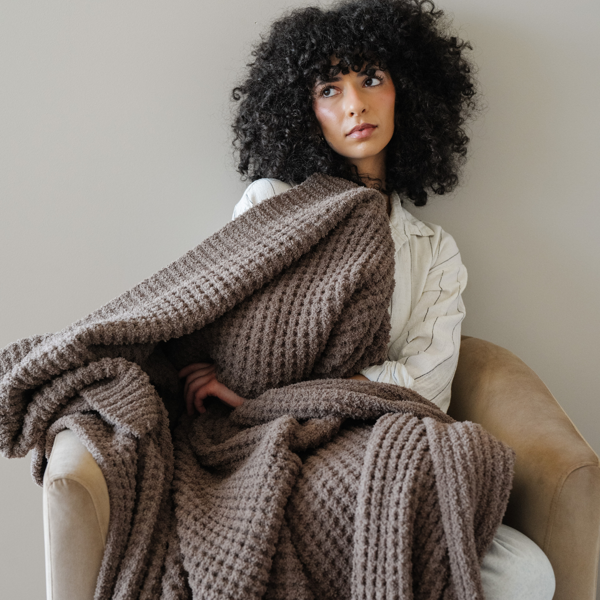 Waffle Knit Throw Blankets by Saranoni, product image 23