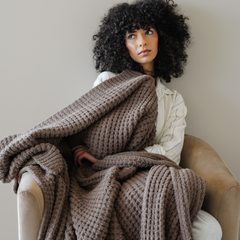 Waffle Knit Throw Blankets by Saranoni, product image 23