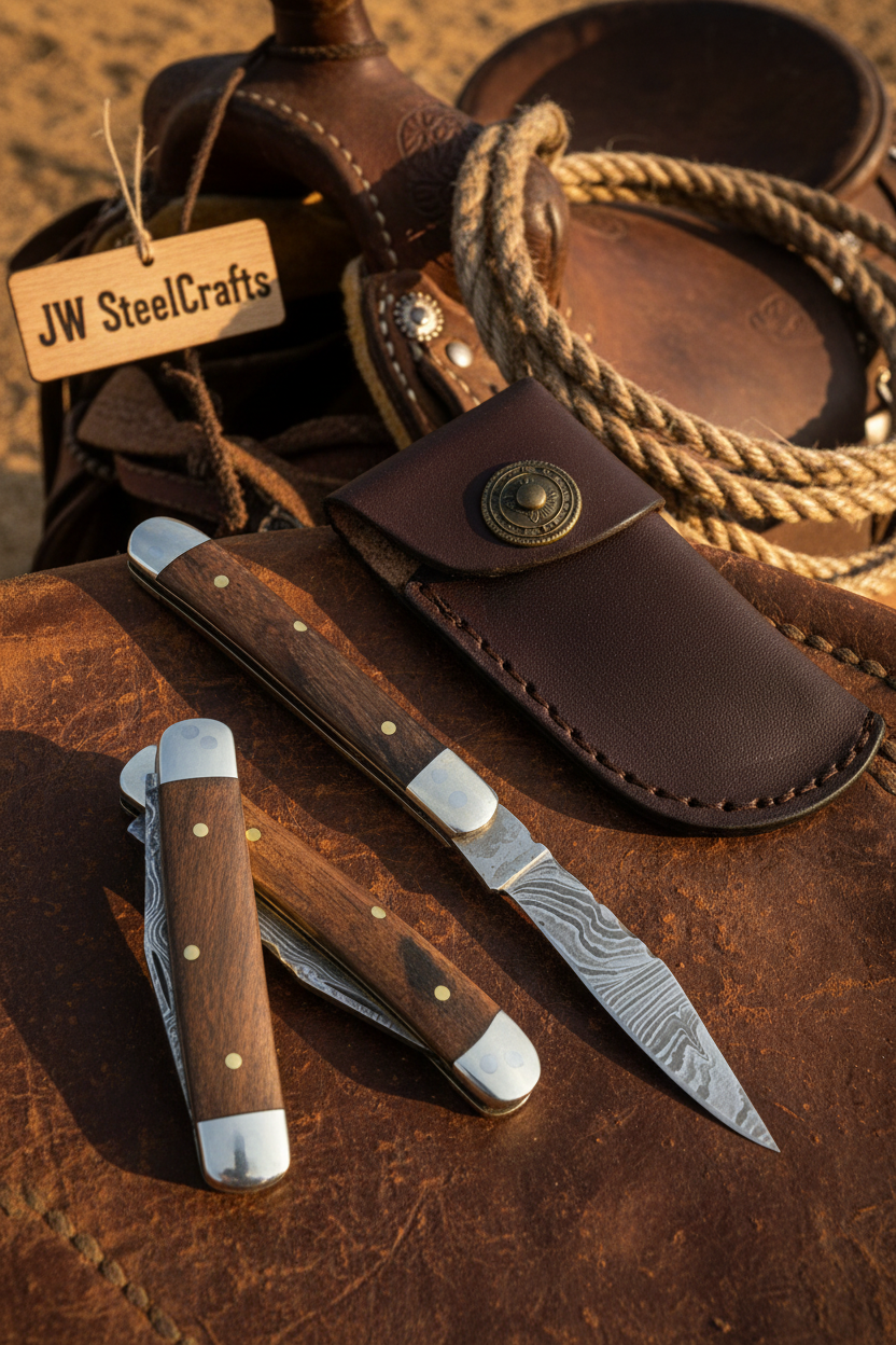 Rosewood Folding Knife 7.5