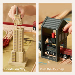 Tiny Land® 1920 Railway Adventure Train Table by Tiny Land INC, product image 8