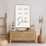 You Me and the Sea Coastal Sign V