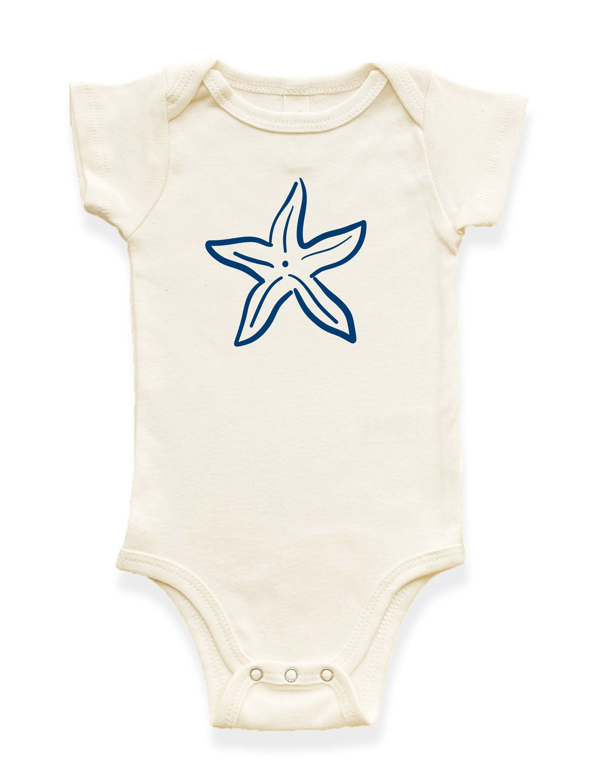 Starfish Organic Cotton Baby Bodysuit by Tenth & Pine