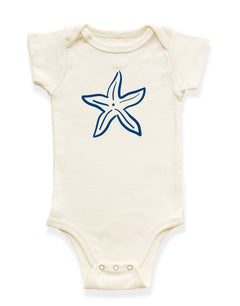Starfish Organic Cotton Baby Bodysuit by Tenth & Pine