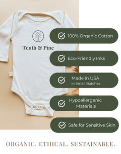 Mama's Favorite Human Organic Bodysuit Long Sleeve by Tenth & Pine, product image 10