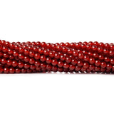 3mm Carnelian Plain Round Beads 15.5 inch 120 pieces