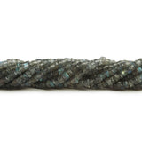 4-4.5mm Labradorite Plain Heishi Beads, 14 inch 135 pcs
