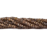 4-5mm Andalusite Faceted Rondelle Beads 14 inch 108 pieces