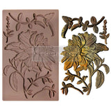 Decor Moulds® - Cerulean Blooms - 1 pc, 5"x8"x8mm