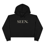 SEEN. Cropped Hoodie – Faith-Inspired Minimal Streetwear