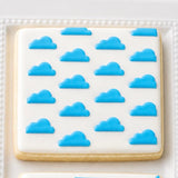 Puffy Clouds Cookie Stencil