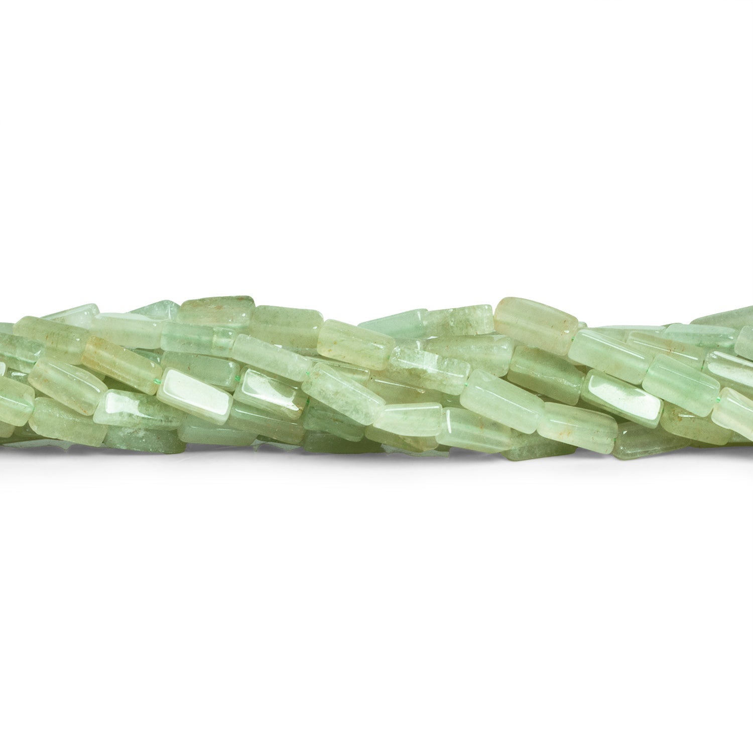 Sea Green Aventurine Beads Plain Rectangle 34 beads