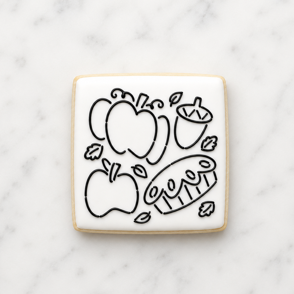 Fall Faves PYO Cookie Stencil