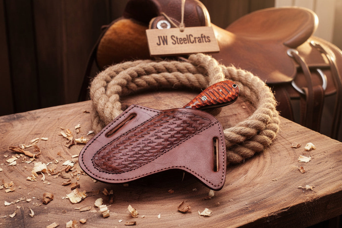 Crimson Grain Bull Cutter Knife 7