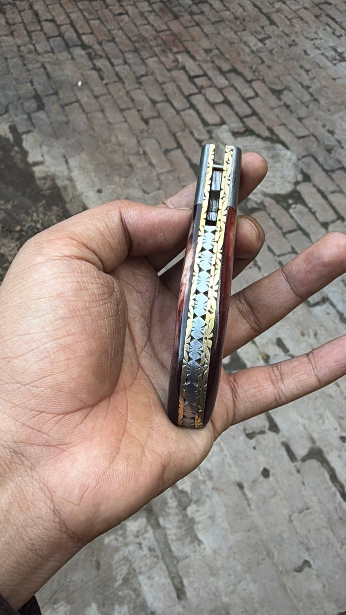 Twilight Burl Folder Knife 7