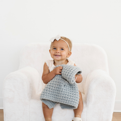 Waffle Knit Mini Blankets by Saranoni, product image 7